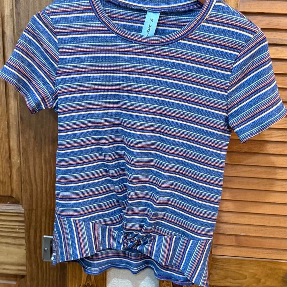 horizontal striped top